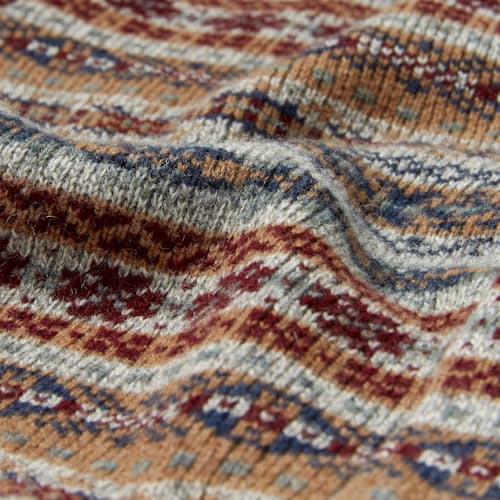 lifestyle image of Wool Blend Fair Isle Cardigan