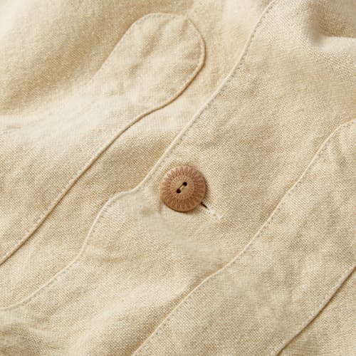 laydown detail image of Rustic Plainweave Hunting Jacket