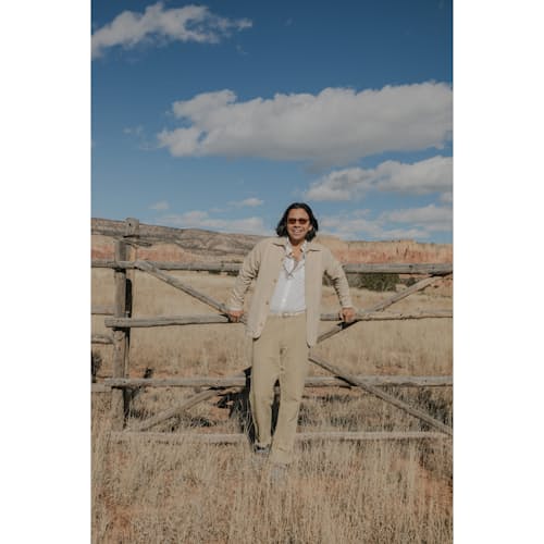 lifestyle image of Rustic Plainweave Hunting Jacket