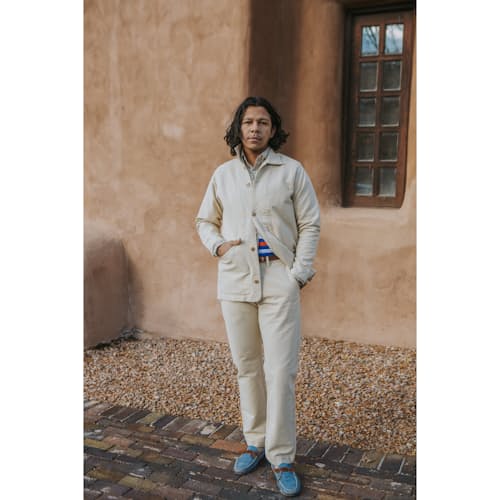lifestyle image of Rustic Plainweave Hunting Jacket