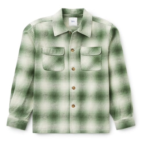 laydown image of Shiloh Heavyweight Flannel Shirt