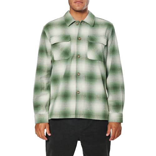laydown image of Shiloh Heavyweight Flannel Shirt