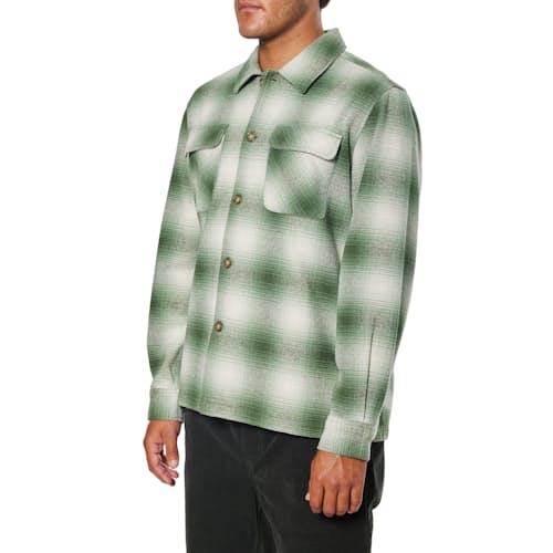 laydown image of Shiloh Heavyweight Flannel Shirt