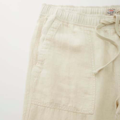 laydown image of Linen Drawstring Pant
