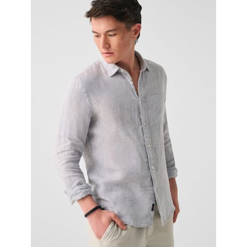 laydown image of Linen Laguna Shirt