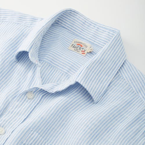 laydown detail image of Linen Laguna Shirt
