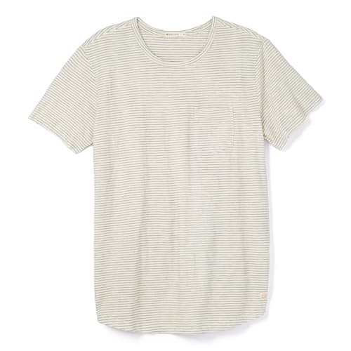 laydown image of Saddle Hem Pocket Tee