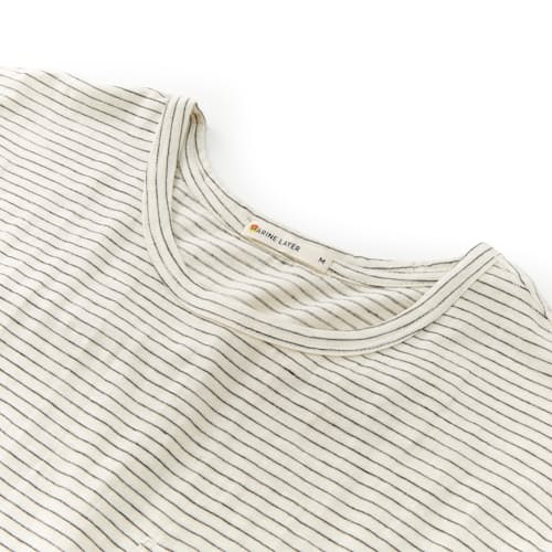 laydown image of Saddle Hem Pocket Tee