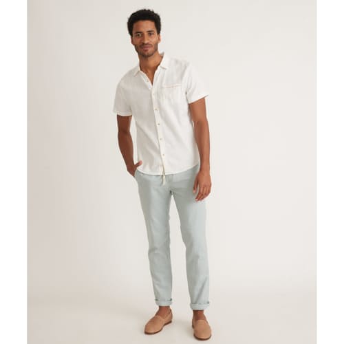lifestyle image of Short Sleeve Stretch Selvage Shirt