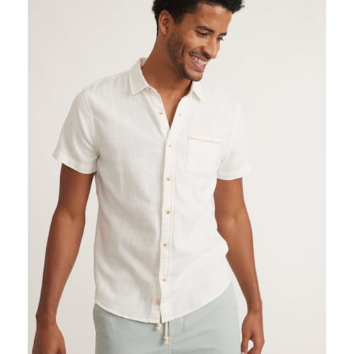 lifestyle image of Short Sleeve Stretch Selvage Shirt