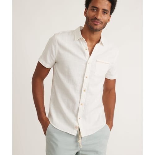 lifestyle image of Short Sleeve Stretch Selvage Shirt