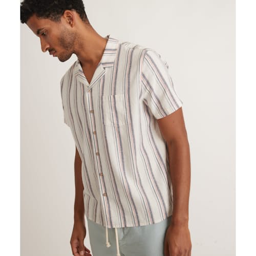 laydown image of Resort Hemp Tencel Shirt