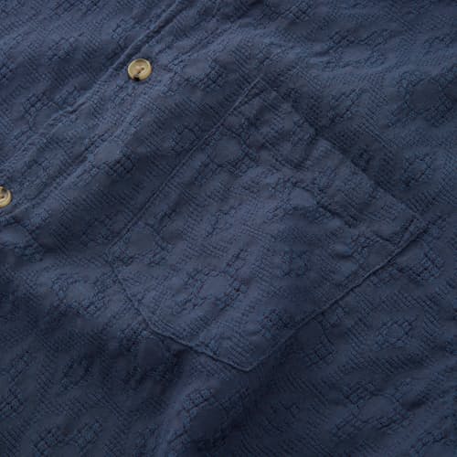 lifestyle image of Theo Textured Shirt