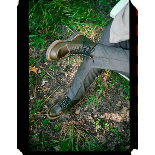 laydown image of Classic 6" Moc Toe Boot