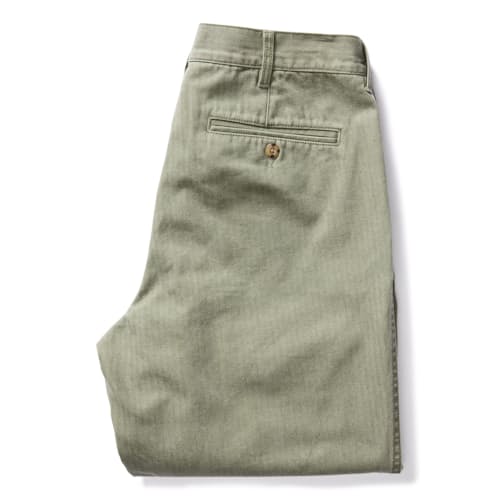 laydown image of The Matlow Straight Leg Single Pleat Pant