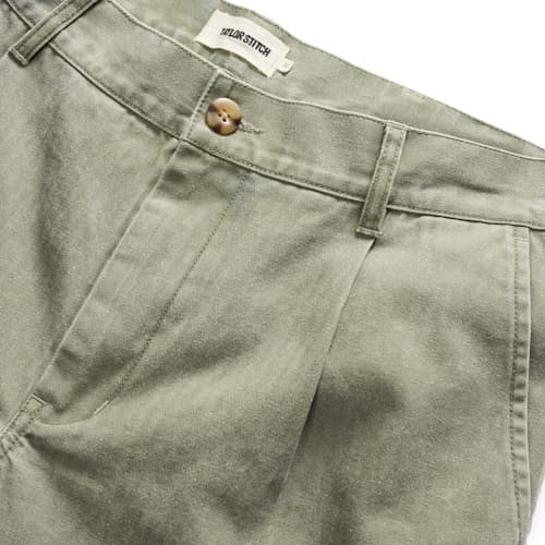 lifestyle image of The Matlow Straight Leg Single Pleat Pant