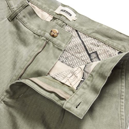 lifestyle image of The Matlow Straight Leg Single Pleat Pant