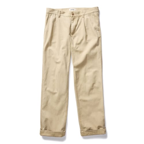 laydown image of The Matlow Straight Leg Single Pleat Pant