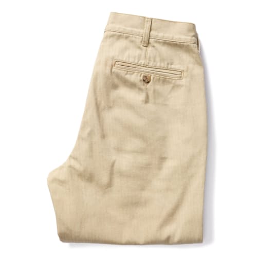 laydown image of The Matlow Straight Leg Single Pleat Pant