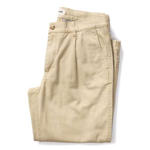 laydown image of The Matlow Straight Leg Single Pleat Pant