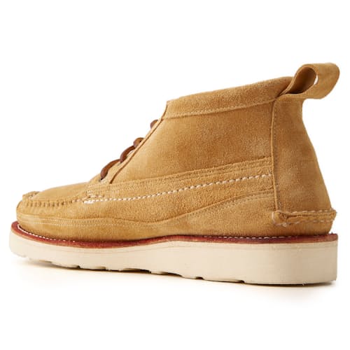 laydown image of Huckberry x Easymoc Scout Boot