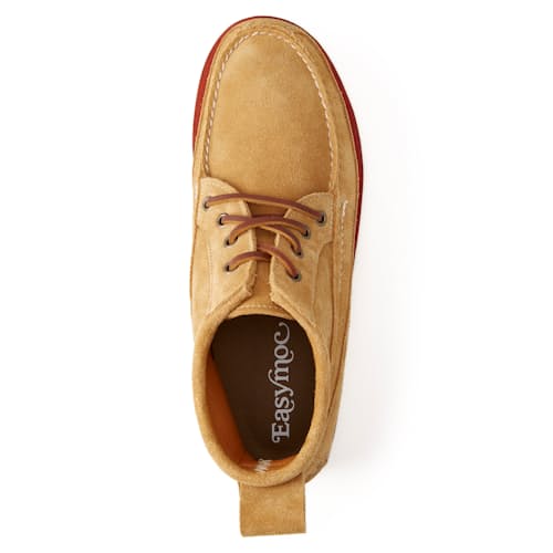 laydown image of Huckberry x Easymoc Scout Boot