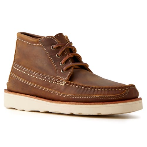 laydown image of Huckberry x Easymoc Scout Boot
