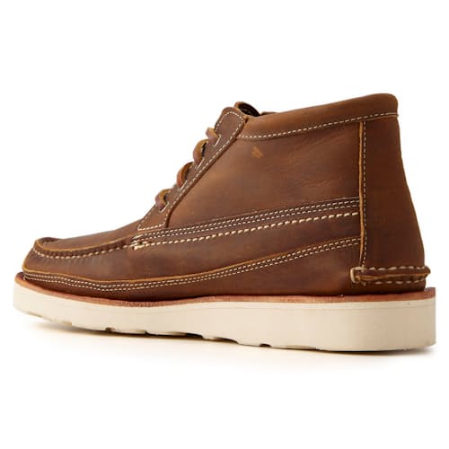 laydown image of Huckberry x Easymoc Scout Boot