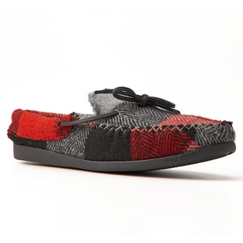 laydown image of Easymoc x Faribault Wool Moccasin