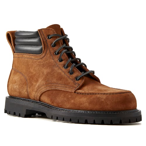 laydown image of Salvia Suede Boots