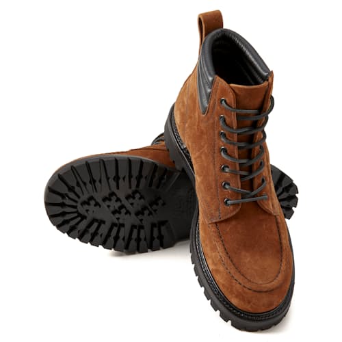 laydown image of Salvia Suede Boots