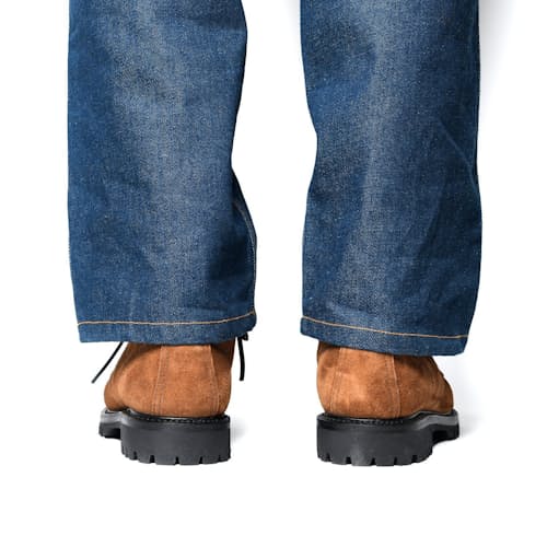 laydown image of Salvia Suede Boots