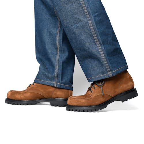 laydown image of Salvia Suede Boots