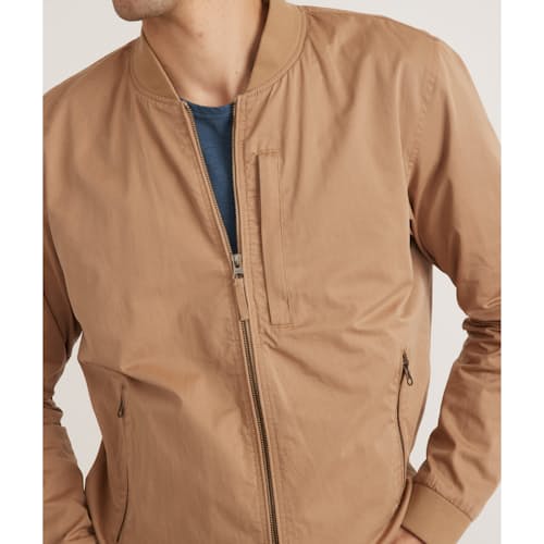 laydown image of Luca Dry Wax Bomber