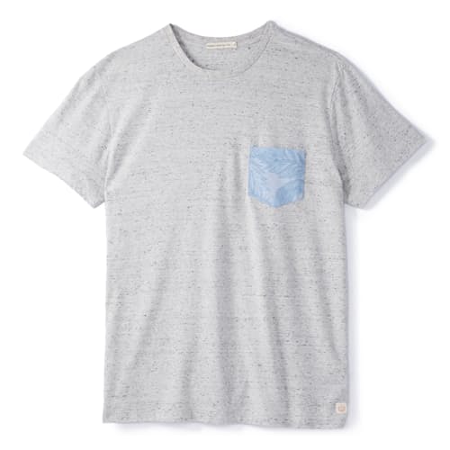 laydown image of Signature Printed Pocket T-Shirt