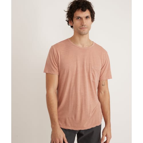 lifestyle image of Hemp Cotton Pocket T-Shirt