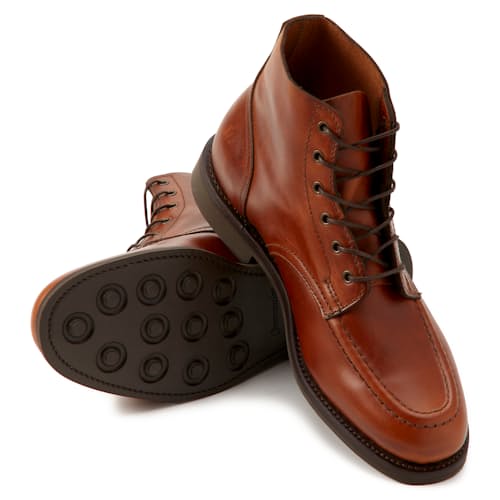 laydown image of Wilson Unlined Apron Derby Boot