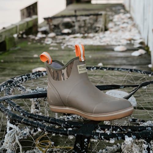 lifestyle image of Huckberry x Xtratuf Waterproof Deck Boot
