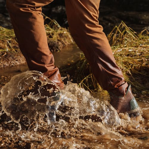 lifestyle image of Huckberry x Xtratuf Waterproof Legacy Altitude Chelsea Boot