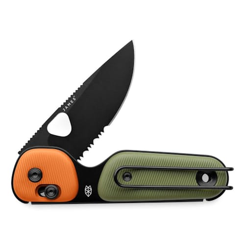 laydown image of The Redstone Pocket Knife