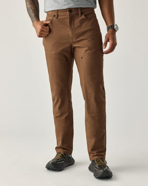 on model image of Rover Double-Knee Work Pant - HB Straight