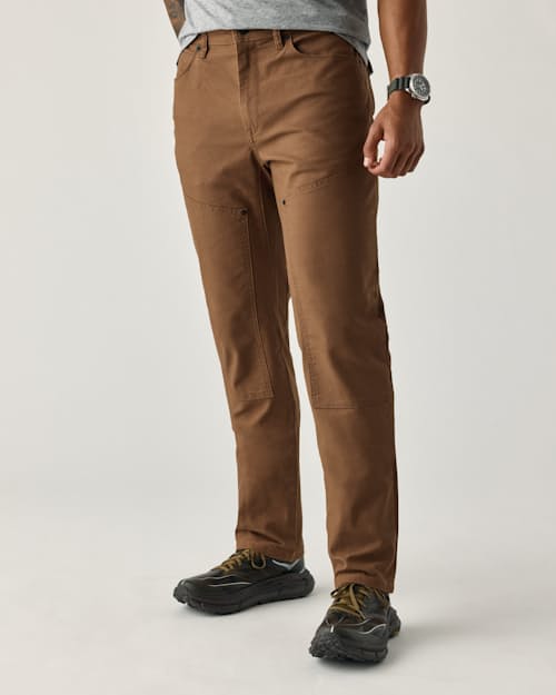 on model image of Rover Double-Knee Work Pant - HB Straight
