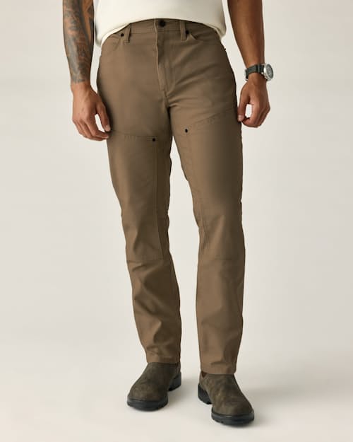 on model image of Rover Double-Knee Work Pant - HB Straight