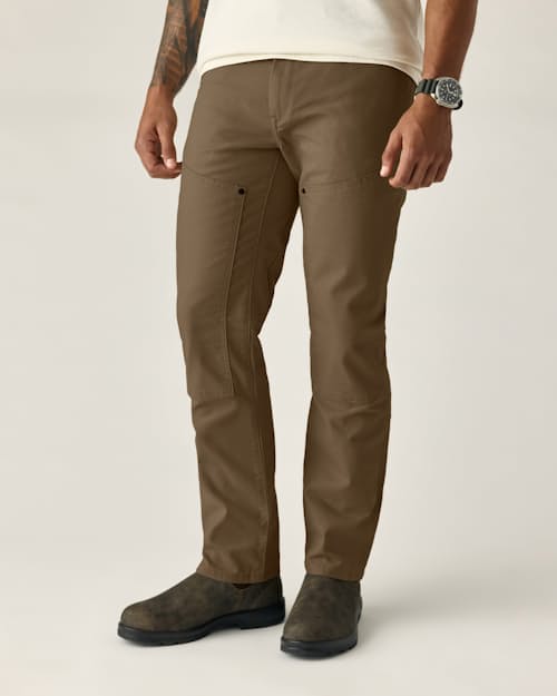 on model image of Rover Double-Knee Work Pant - HB Straight