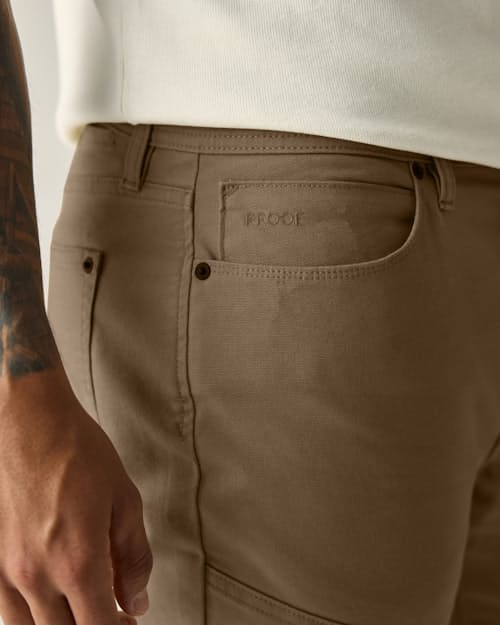on model image of Rover Double-Knee Work Pant - HB Straight