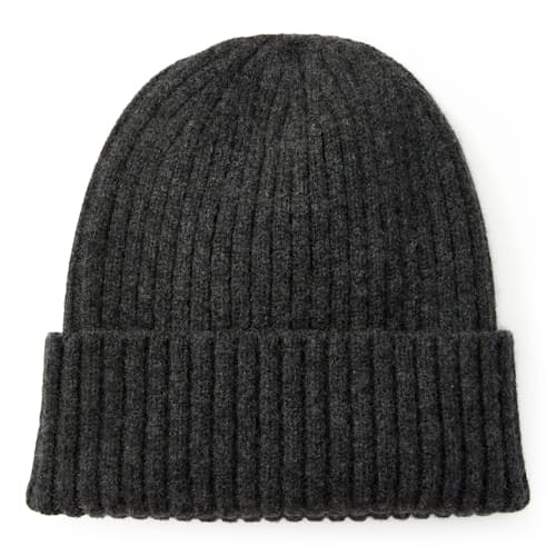 laydown image of Merino Wool Cashmere Beanie