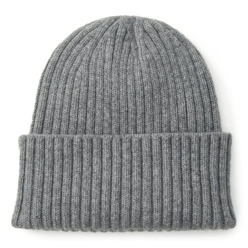 laydown image of Merino Wool Cashmere Beanie