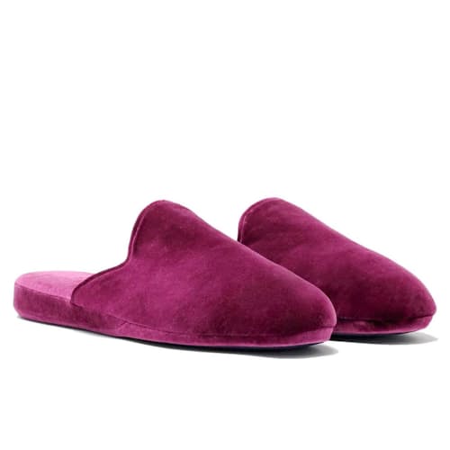 laydown image of Women's Velvet Slipper