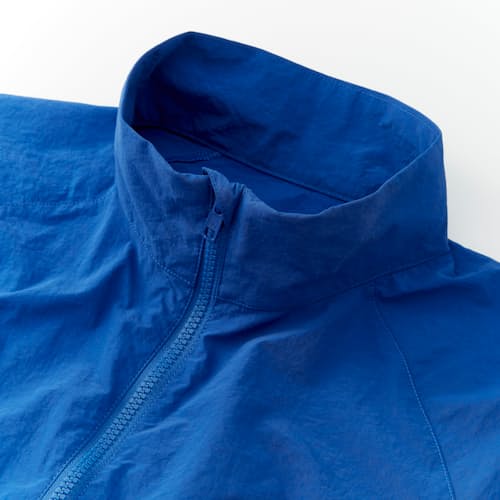 laydown image of Recycled Nylon Quarter Zip Pullover
