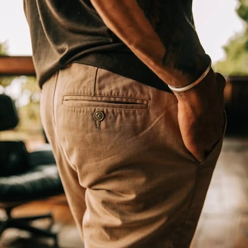 lifestyle image of The Slim Foundation Pant